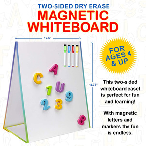 Fantasia Magnetico Secco Cancellare Pieghevole <span class=keywords><strong>da</strong></span> <span class=keywords><strong>tavolo</strong></span> per bambini <span class=keywords><strong>lavagna</strong></span> <span class=keywords><strong>magnetica</strong></span> con EVA alfabeto magneti - Product Image 4