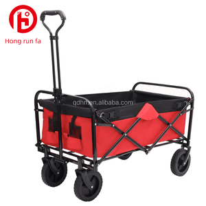 <strong>Metal</strong> Frame Beach Garden Collapsible Folding Outdoor Foldable Wagon Camping <strong>Cart</strong> - Product Image 2