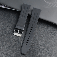 Bracelet de montre connectée de luxe SHX Premium avec boucle, en caoutchouc souple et étanche, modèle SHX-F01092, fabriqué au Guangdong pour hommes et femmes