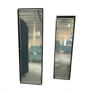 Gabinete de Almacenamiento con Puerta de Vidrio Templado de Grado Comercial con Estantes Ajustables para Mantener Alimentos Frescos, Frutas y Bebidas - Product Image 1