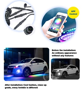 แอป ADT และรีโมทคอนโทรล ไฟนีออนสร้างบรรยากาศแบบยืดหยุ่น ไฟตกแต่งแบบเส้น - Product Image 5