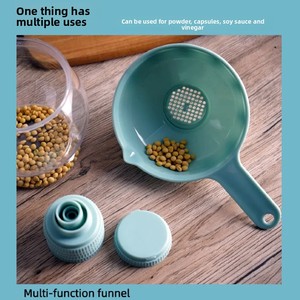 Juego de 7 Embudos de Polipropileno de Grado Alimenticio QiXin para Transferencia de Aceite/<span class=keywords><strong>Vino</strong></span>/Líquidos, Llenado de Polvo, Libre de BPA, Logotipo Personalizable, Fábrica China - Product Image 2
