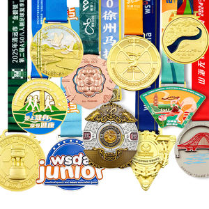 Neues Design Kinder-Trophäe aus Zinklegierung Tanzwettbewerb-Auszeichnung Maßgefertigte Hochwertige Gravierte Schul-Rednermedaillen für Junioren - Product Image 6