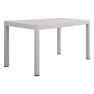 Set Tavolo e Sedie da Giardino in Plastica <span class=keywords><strong>Crema</strong></span> Stile Nordico per 6 Persone, Smontabile, Ideale per Agriturismi, Spazi Ricreativi e Terrazze all'Aperto - Product Image 6