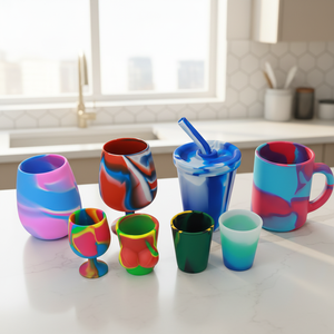 BPA-Free Food Grade Unbreakable Silicone Wine Glasses Customized <b>Reusable</b> Shatterproof <b>Cups</b> for Wine Cocktails-Eco-Friendly - Product Image 4