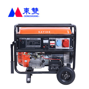 Sayide Air-Cooled Gasoline Engine <b>Generator</b> 220V Single Phase 380V Dual Voltage 50/60Hz Outdoor Construction Use - Product Image 5