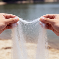 Filet de pêche en monofilament de nylon résistant aux UV, filet de palangrier robuste pour l'aquaculture marine et la pêche commerciale, moulage et découpe