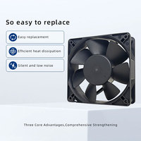 Ventilador Axial EC de 120x120x38mm con Rodamiento de Bolas, Silencioso, 110-220V, Industrial, OEM, ODM, 70000 Horas de Vida Útil