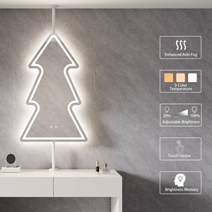 <span class=keywords><strong>Espejo</strong></span> de Baño Irregular con Luces LED Regulables, Control Táctil Inteligente con Sensor, Personalización OEM ODM - Product Image 5