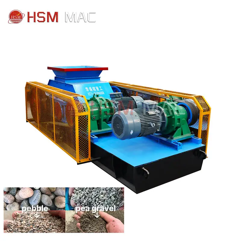 Equipo de fabricación de arena de alta eficiencia profesional HSM trituradora de rodillos maquinaria de fabricación de arena portátil para planta de trituración de grava