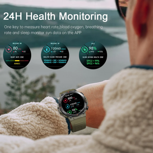 Relógio smartwatch k56 pro masculino, monitor de pulso, chamadas, bt, monitor de pressão sanguínea, para atividades ao ar livre, 1.39 polegadas, redondo - Product Image 6