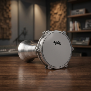 Midex DBK-04 Tambour traditionnel de luxe, moderne, frappé à la main, instruments de percussion chinois personnalisés, double couche d'aluminium - Product Image 3