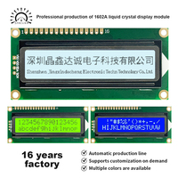 Módulo LCD JXDC STN 1602A, Pantalla de 16x2 Caracteres, 3.3V/5V, Interfaz Paralela I2C, Retroiluminación, Pantalla LCM Industrial, Compatible con Pedidos al por Mayor OEM