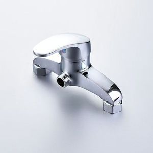 Grifo de Bañera Hemans de un Solo Control con Válvula de Cerámica, Mezclador de Agua Fría y Caliente Montado en la Pared - Product Image 1