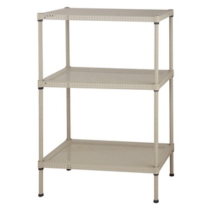 Organisateur de rangement domestique à plusieurs niveaux disponible, étagère en métal perforé à 4 niveaux en provenance d'une usine chinoise - Product Image 4