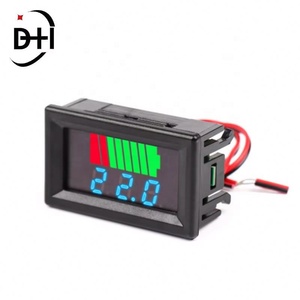 Indicador de Nivel de Carga de Batería de Coche 12V 24V 36V 48V 60V 72V, Medidor de Capacidad de Batería de Litio, Pantalla LED, Voltímetro - Product Image 6