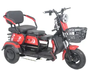 中国流行厂家直销500w三轮车价格摩托车可调座椅三轮成人乘客电动三轮车