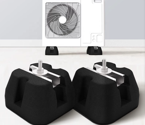 Base de support d'unité de climatisation extérieure avec support de pieds en caoutchouc moulé pour <span class=keywords><strong>climatiseur</strong></span> <span class=keywords><strong>Bloc</strong></span> d'unité <span class=keywords><strong>externe</strong></span> découpé en caoutchouc - Product Image 4