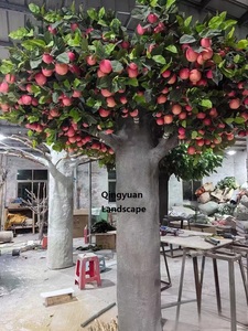 <span class=keywords><strong>Pommier</strong></span> artificiel fait à la main de simulation à grande échelle Restaurant Décoration de jardin Arbre paysager - Product Image 5