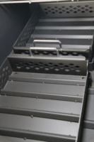 Barbecue au charbon de bois pliable réglable argentinien en acier inoxydable avec manivelle pour la maison et le camping