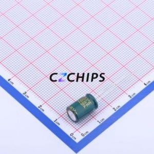 Condensador Electrolítico de Aluminio CV102MC812B de Montaje Pasante (THT), D8xL12mm 8mm 12mm 6000hrs-105 ℃ - Product Image 2