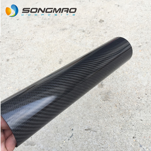 Tuyaux d'échappement de grand diamètre de fibre de carbone résistant aux hautes températures de bonne qualité de voiture de moto - Product Image 3