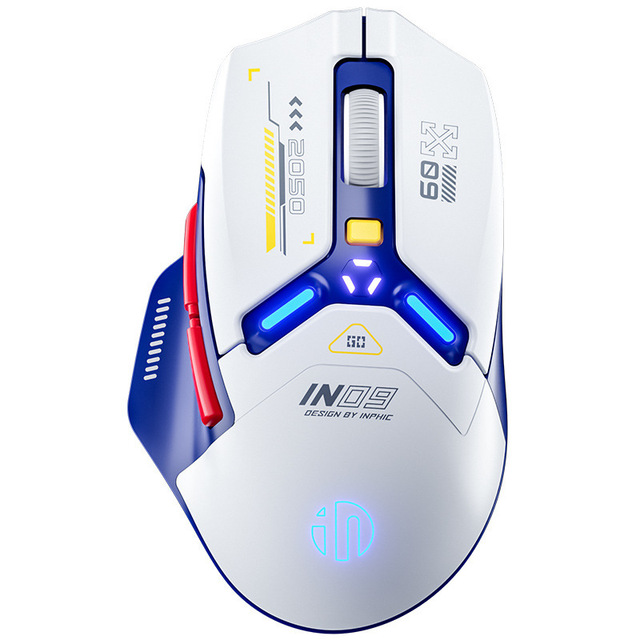 Ergonomic 2.4G Wireless  Gaming Mouse for Laptop Computer Tri-Mode Mice Mechanical Mouse 1600/2400/3200/6400/10000 DPI
