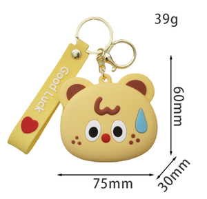 Porte-monnaie créatif <span class=keywords><strong>Minso</strong></span>, porte-clés, pendentifs pour sac, mini et mignon, étui pour écouteurs Bluetooth, sacs de rangement en cadeau - Product Image 6