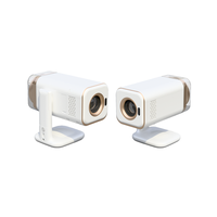 Mini 180 ° Projecteur intelligent Android portable LED vidéo 1080P HD avec support rabattable, type C, 5200 lumens
