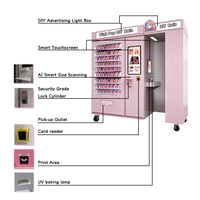 Machine à ongles automatique personnalisable pour manucure et nail art, avec écran LED, gestion cloud et options de paiement multiples