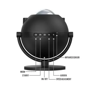 מודרני 6w עגול Led Rgb 16 צבעים App שלט חכם אווירה מנורת מקרן
