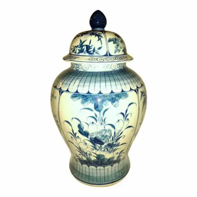 Exotiques rares chinois en porcelaine pot de gingembre