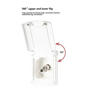 Accesorios para caravanas: Tapa con filtro bloqueable para entrada/salida de agua con adaptadores de 20 mm para barco, embarcación, RV, caravana, coche, <span class=keywords><strong>furgoneta</strong></span> - Product Image 3