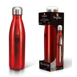 Bouteille Thermique 0.5LT 26X7CM BORDEAUX/CHROME - Product Image 1