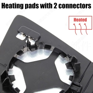 Espejo retrovisor con calefacción Mercedes Benz, lado derecho, ABS, negro, pieza de repuesto para W166 X166 W164 W251 - Product Image 4