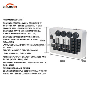 La Console di Illuminazione Mini Plus Command Wing MA2 DMX512 <span class=keywords><strong>Dimmer</strong></span> è Utilizzata per Luci PAR e Fasci Luminosi - Product Image 3
