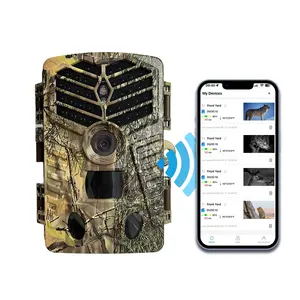 Usine vente chaude IP66 caméra de chasse étanche surveillance caméra de piste extérieure 4K WiFi caméra de jeu