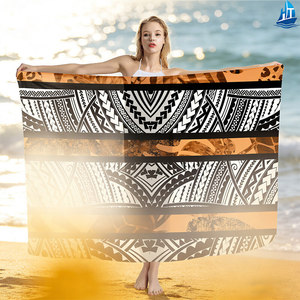 Pareo de Playa con Estampado Polinesio para Mujer, Ligero y Transpirable, para Vacaciones de Verano - Product Image 6