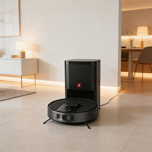 GEERLEPOL V2L-SJ Robot Aspirador con Estación de Autovaciado, Navegación LDS, Recolección Automática de Polvo, Filtro HEPA, para Garaje - Product Image 1