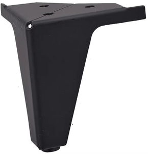 Pieds de <span class=keywords><strong>canapé</strong></span> triangulaires en fer sur mesure, finition or chromé noir, robustes, supportant de lourdes charges, pieds de remplacement pour <span class=keywords><strong>canapé</strong></span>, design moderne, modèle Fortress - Product Image 2