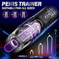 Automatische männliche Mastur bator Sexspielzeug für Männer Hände frei Pocket Pussy Sex Machine mit 7 Schub-und 7 rotierenden Modi