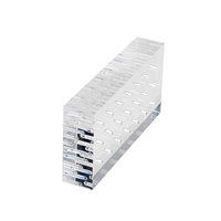 Lucite 21 Darts Storage Block Logo Impreso Table Top Dart Display Holder Shot Acrylic Dart Stand