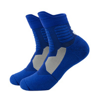 Xianghui coloré épais hiver éponge femmes qualité broderie personnalisée logo Elite hommes basket-ball chaussettes