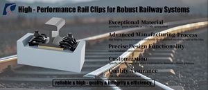 Base de pista de riel de fundición negra de oxígeno, placa de amarre de doble hombro, piezas de <span class=keywords><strong>tren</strong></span> ferroviario, sujetadores de riel de placa base de acero de hierro ferroviario - Product Image 6