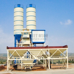 Hoàn toàn tự động Hệ thống điều khiển di chuyển khô mix thực vật di động trạm trộn bê tông nhà máy để bán - Product Image 1