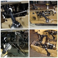 SHENPENG GN20-2A Machine à coudre pour tapis à trois fils à aiguille unique pour surjeteuse et tapis de reliure
