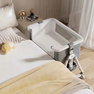 Commercio all'ingrosso <span class=keywords><strong>portatile</strong></span> multifunzionale culla in metallo letto per uso domestico e ospedaliero con Shaker incluso per camera da letto e Hotel - Product Image 1