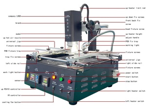 Station de retravaillage BGA manuelle LW-02, système de soudage infrarouge, système de réparation de cartes PCB en acier inoxydable robuste <span class=keywords><strong>IR6500</strong></span> - Product Image 3
