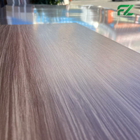Panel Compuesto de Aluminio con Aspecto de Madera, Material de Construcción Duradero, Lámina ACP A2, Resistente al Fuego y al Agua, para Paredes Interiores/Exteriores