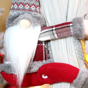 Decoraciones Navideñas para Cortinas al por Mayor 2025: Adornos Lindos de Muñeco de Nieve, Papá Noel y Alce para Regalos - Product Image 5